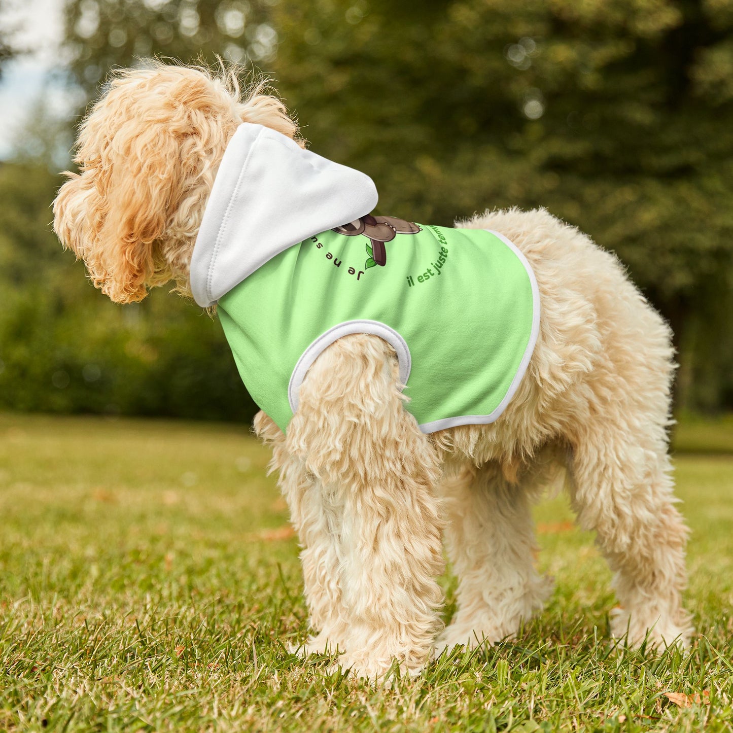 Chandail pour chien " Je ne suis pas paresseux"